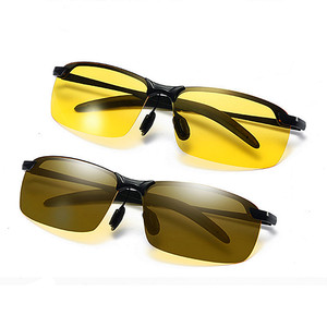 نظارات شمسية للرجال والنساء بشعار مخصص، عدسات متغيرة اللون، نظارات قيادة أنيقة، نظارات شمسية مستقطبة متغيرة اللون للرؤية الليلية - Product Image 1