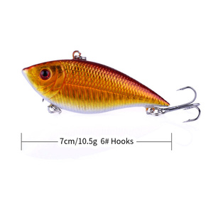 7CM/10.5G leurres de pêche, appât <span class=keywords><strong>Tide</strong></span> ViB, pêche à la traîne en eau salée, Vibration, appât de bar - Product Image 3