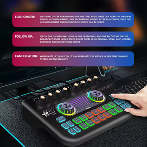 <span class=keywords><strong>Tarjeta</strong></span> <span class=keywords><strong>de</strong></span> <span class=keywords><strong>Sonido</strong></span> Profesional USB X3 Mixer para Transmisión <span class=keywords><strong>de</strong></span> Espectáculos en Línea <span class=keywords><strong>de</strong></span> Tiktok - Product Image 4