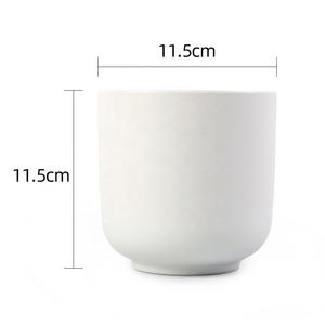 Vaso in Ceramica Bianca Opaca Moderno per Decorazione Giardino, Mini Vasi per <span class=keywords><strong>Piante</strong></span> Succulente e <span class=keywords><strong>Cactus</strong></span>, Decorazione Casa, Vaso per Fiori - Product Image 5