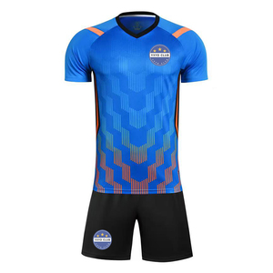 Conjuntos <span class=keywords><strong>de</strong></span> Jersey <span class=keywords><strong>Azul</strong></span> Rey al por Mayor, Uniformes <span class=keywords><strong>de</strong></span> Verano <span class=keywords><strong>de</strong></span> Secado Rápido por Sublimación, Jersey <span class=keywords><strong>de</strong></span> Fútbol Retro para Hombre - Product Image 1