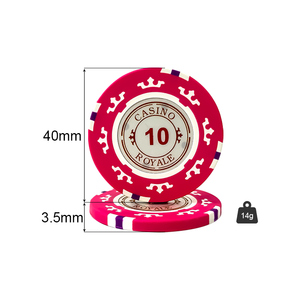 Fichas de póquer de Casino de cerámica ABS de arcilla de club de golf Premium personalizadas de alta calidad - Product Image 5