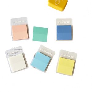 High Quality Transparent PET <b>Memo</b> <b>Pads</b> Customizable Self-Adhesive Waterproof Pocket Stickers School Use Promotion - Product Image 1