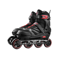 Patins à roulettes ajustables multi-tailles de niveau professionnel pour adultes, patins à roulettes d'extérieur, chaussures à roulettes, roues en EVA et PU, patins en ligne