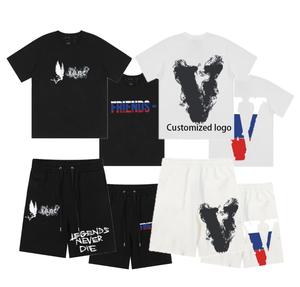 T-shirt da Uomo Oversize Personalizzate all'Ingrosso, 100% Cotone, Stile Hip-hop Street, Marchio di Lusso, Collezione 2023 - Product Image 1
