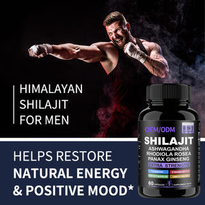 OEM ODM Himalaya Şilajit Reçine Kapsülleri Çörek Otu Yağı Zerdeçal Antioksidan Enerji Bağışıklık Desteği Doğal Bitkisel Ekstrakt - Product Image 3