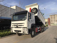 Camion benne d'occasion Howo 15 tonnes, diesel, poids lourd, 6x4, 10 pneus, conduite à gauche, Euro 2