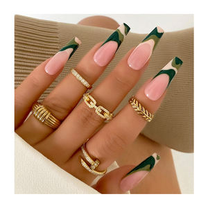 Mode Design Personnalisé Abs Plastique Français Conseils Clair Transparent 24Pcs <span class=keywords><strong>Faux</strong></span> Ongles Mignon Conception Prêt À <span class=keywords><strong>Coller</strong></span> <span class=keywords><strong>Faux</strong></span> Ongles - Product Image 3