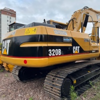 Excavatrice sur chenilles hydraulique d'occasion CAT320BL/CAT320B de 20 tonnes, fabriquée au Japon, avec moteur et pompe – Prix abordable