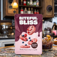 Sachets plats personnalisés OEM imprimés, emballage individuel refermable avec fermeture éclair, finition mate, pour bonbons, snacks, poudres et gâteaux