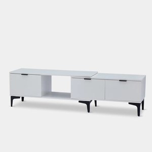 120-170cm <strong>TV</strong> Stand Cabinet with LED Light Extendable <strong>TV</strong> Entertainment <strong>Unit</strong> with 1 Open Shelf and 3 <strong>Drawers</strong> for 55-75inch <strong>TV</strong> - Product Image 1