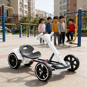 <span class=keywords><strong>Karting</strong></span> électrique de qualité supérieure, vente en gros d'usine, performances stables pour les jeux de course pour enfants - Product Image 3