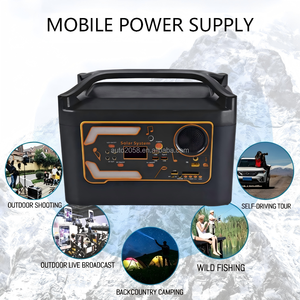 Station d'alimentation portable 555WH 1000W avec batterie LiFePO4, générateur solaire à onde sinusoïdale pure et contrôleur MPPT - Product Image 6