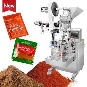 Machine d'emballage verticale entièrement automatique pour sachet masala en poudre d'épices prix de la machine d'emballage de piment en poudre