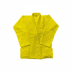 Kimono de Jiu Jitsu Brasileño Amarillo Unisex Personalizado de Alta Calidad, Uniforme de Karate de Artes Marciales Blanco, Equipo de Artes Marciales Premium - Product Image 2