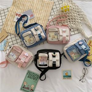 Sac Kawaii de style japonais pour filles, petit sac en Nylon transparent pour femmes, nouveau sac à bandoulière - Product Image 5