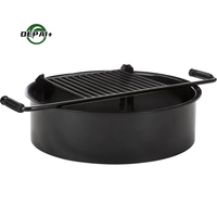 Fire Outdoor Pits Liner Portable Camping Fire Chauffage à bois Anneau de foyer en métal avec conception OEM