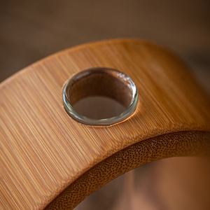 Ornements d'arrangement floral en bois, vase en verre, tube à essai, support en bois, plantes hydroponiques, pots <span class=keywords><strong>de</strong></span> fleurs avec base en bois - Product Image 5