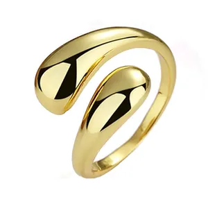 MYF Anillo de plata 925 ajustable de moda para mujer en or sterling casual trendy adjustable finger 925 silver ring for ladies