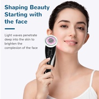 Appareil de beauté facial à induction domestique OEM ODM avec logo personnalisé, 7 modes, pour le soin de la peau, le massage du visage, l'application de sérum et le soin des yeux