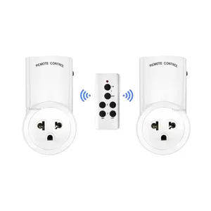 Smart Home Wireless Outlet Remote Control Outlet Thailand 2 Pack Plug with Socket Standard Grounding