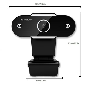 Webcam HD 1080P, caméra USB avec microphone intégré pour la diffusion en direct et l'enseignement, sans pilote, Plug and Play - Product Image 3