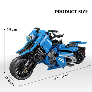 Moto Volante Créative et Originale, Modèle MOC, Ensemble de Blocs de Construction en Plastique, Jouet Éducatif, Briques, Cadeau pour Enfants et Garçons - Product Image 4
