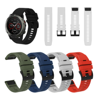 Gelang silikon 26mm CM untuk GARMIN Fenix 7X Pro/6X /5X /5X Plus / 6X Pro/turunan Mk2i /MK3i