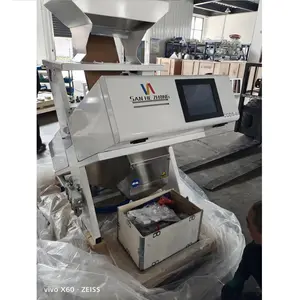 SAN HE ZHONG Latest Version Mini Rice Sorting Machine 300-400kg Mini Rice Colour Sorting Machine 500kg