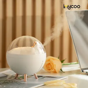 Imycoo mới đến USB mini làm mát sương mù Máy tạo độ ẩm không khí xách tay dễ thương siêu âm máy tạo độ ẩm với ánh sáng