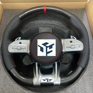 Volante de Cuero Completo para Benz C43 GLC63 E53 CLS53 A220 S560 GLE63 W205 W206 W204 W213 W222 W207 W219 W218 <span class=keywords><strong>AMG</strong></span> W211 - Product Image 6