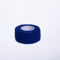 Bande élastique adhésive autocollante pour enveloppement corporel, logo personnalisé OEM, vente en gros, 2,5 cm * 4,5 m, bande adhésive en crêpe, bande élastique médicale en maille