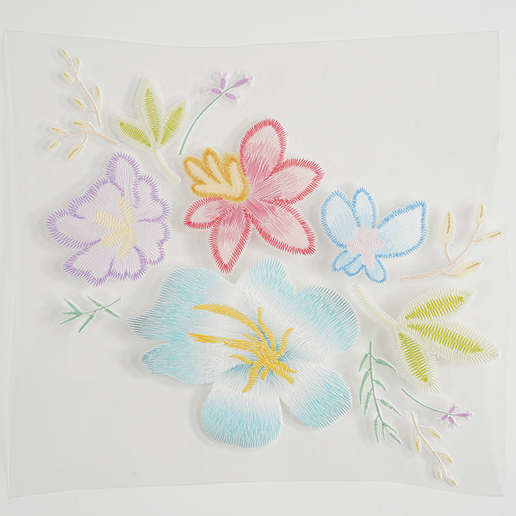 Newly Design Custom Manufacturing Decorative Waterproof Decal High Quality Embroider DTF Sticker