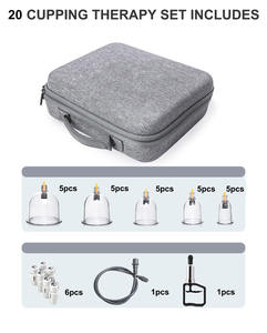 Grosir Hijama <span class=keywords><strong>Cup</strong></span> Hisap Berkualitas Tinggi Grosir OEM Kotak Hadiah 20PCS Hijama Suction <span class=keywords><strong>Cup</strong></span> Ventouse Set Terapi Pijat <span class=keywords><strong>Cupping</strong></span> - Product Image 2