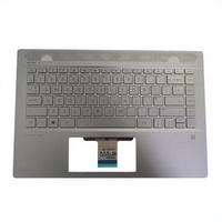 Clavier rétroéclairé LED argenté avec repose-poignets pour HP Pavilion 14-CE Series, remplacement filaire