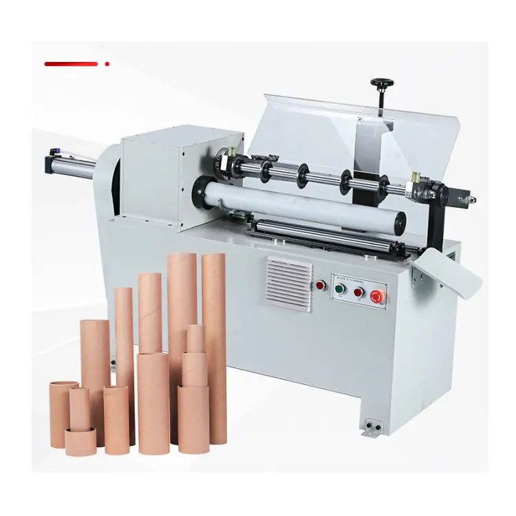 Máquina Cortadora automática de tubos de papel en espiral de alta calidad