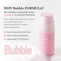 Sérum Bulle de Collagène Rose à l'Acide Hyaluronique, Céramide et PDRN, Léger et à Absorption Rapide, Marque Privée, Vente Chaude