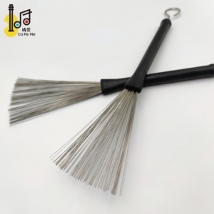 Cepillo <span class=keywords><strong>de</strong></span> tambor <span class=keywords><strong>de</strong></span> metal <span class=keywords><strong>de</strong></span> alta calidad 33cm <span class=keywords><strong>Baquetas</strong></span> <span class=keywords><strong>de</strong></span> ritmo con bolsa a la venta - Product Image 4