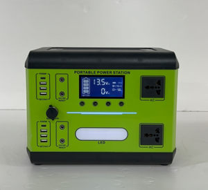 600W Outdoor Camping Portable Power Station Emergency <b>Backup</b> Solar Generator With External <b>Battery</b> Car Source F28 Lithium Batter - Product Image 1