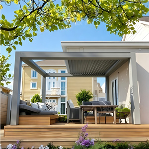 Pérgola Bioclimática con Control Manual de Cadena y Motor, Fabricante de Foshan, China, Económica, de Bajo Precio y Alta Demanda - Product Image 4