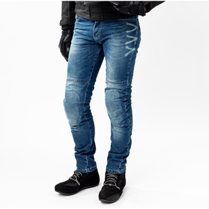 Befast JARVIS CE moto jeans certificado azul stonewash 28 - Product Image 4