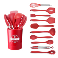Vente en gros directe d'outils de cuisine, accessoires de cuisine en silicone, ensemble d'ustensiles de cuisine, logo personnalisé, commande minimum 1000