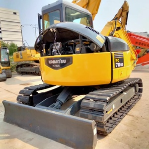 Presque neuf, d'occasion, Komatsu PC78us-6, machine de terrassement d'origine japonaise en stock, Komatsu PC78 130 160 200, excavateur prêt à travailler - Product Image 3