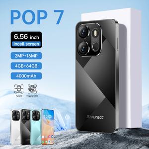 Suministro Directo de Fábrica Original ZNNXECC POP7 Teléfono con Pantalla Grande de 6.6 Pulgadas 4+64GB Doble SIM Doble Modo de Espera Reconocimiento Facial Octa Core Francés - Product Image 2