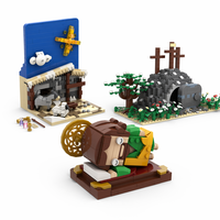 Set de Bloques de Construcción de Historias Bíblicas Religiosas, Diorama de la Natividad y la Resurrección, Modelo de Ladrillos, Regalo Educativo de Fe, Colección de Juguetes para Iglesia