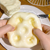 Jouet Squishy en forme de cube de fromage mignon, en TPR souple à rebond lent, jouet anti-stress à presser, jouet en forme d'aliment simulé pour enfants et adultes, pour soulager le stress