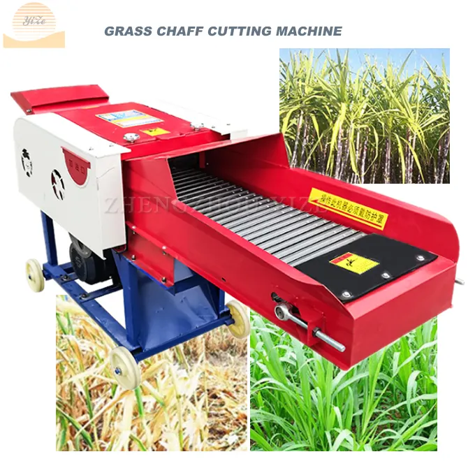 Công Nghệ Chuyên Nghiệp Heavy Duty Điện Thức Ăn Gia Súc Cỏ Cutter Mini Động Vật Ủ Chua Chaff Rơm Chopper Giá Cắt