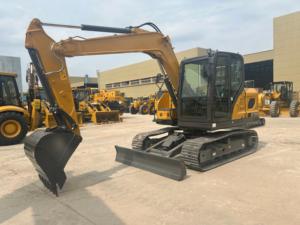 Excavadora de cadenas XE75GA completamente nueva de 7.7 toneladas, motor Kubota, cucharón de 0.33 m³, sistema hidráulico de alta eficiencia, excavadora nueva para construcción - Product Image 3