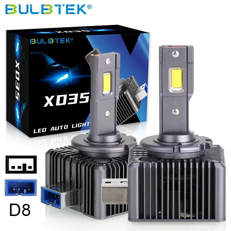 BULBTEK XD35 LED D1S D2S D3S D4S D5S D8S Car Headlight Bulb Auto Light Ampoule LED Voiture D Series LED