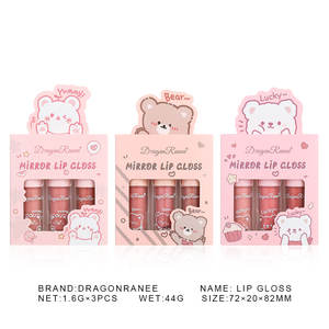 ลิปกลอส Dragon Ranee 3 ชิ้น ลิปออยล์เนื้อกระจก ชุ่มชื้น ฉ่ำวาว ประกายมุก พร้อมกล่องลายการ์ตูน Dudu Lip - Product Image 5